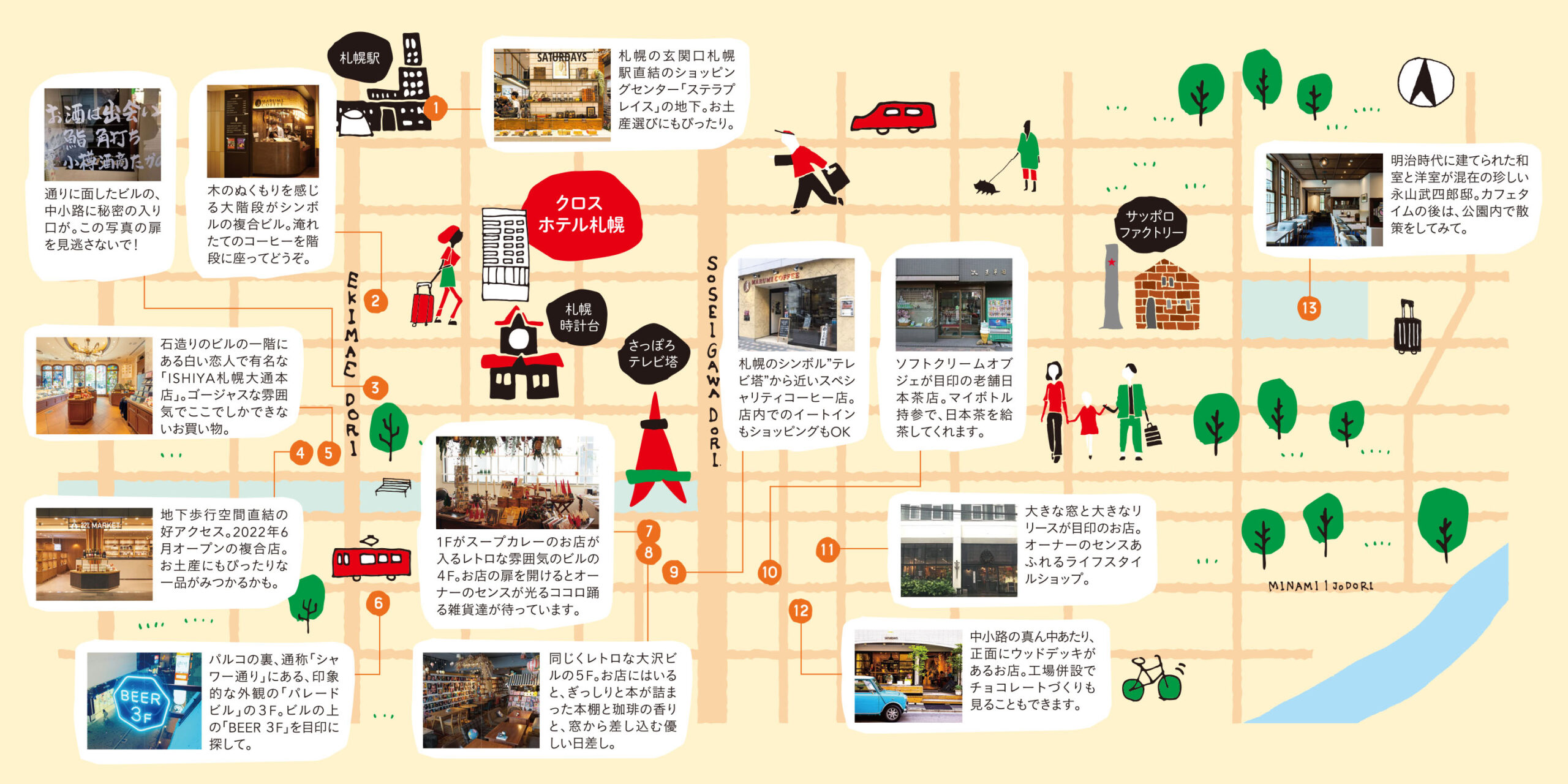 【One Mile Trip】発見がいっぱいの<br>札幌ショートトリップを！