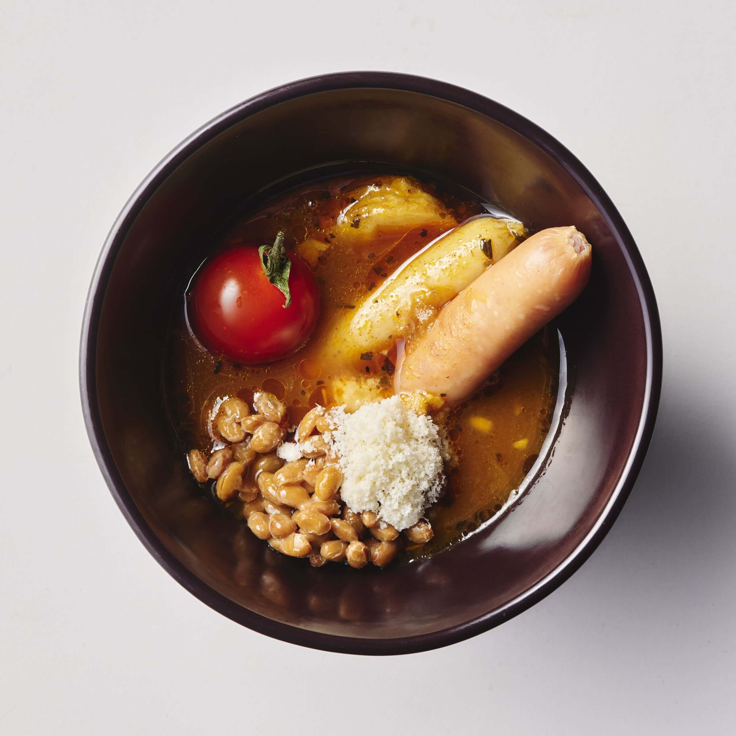こってり好きな男性スタッフおすすめ<br>
『納豆チーズスープカレー』
