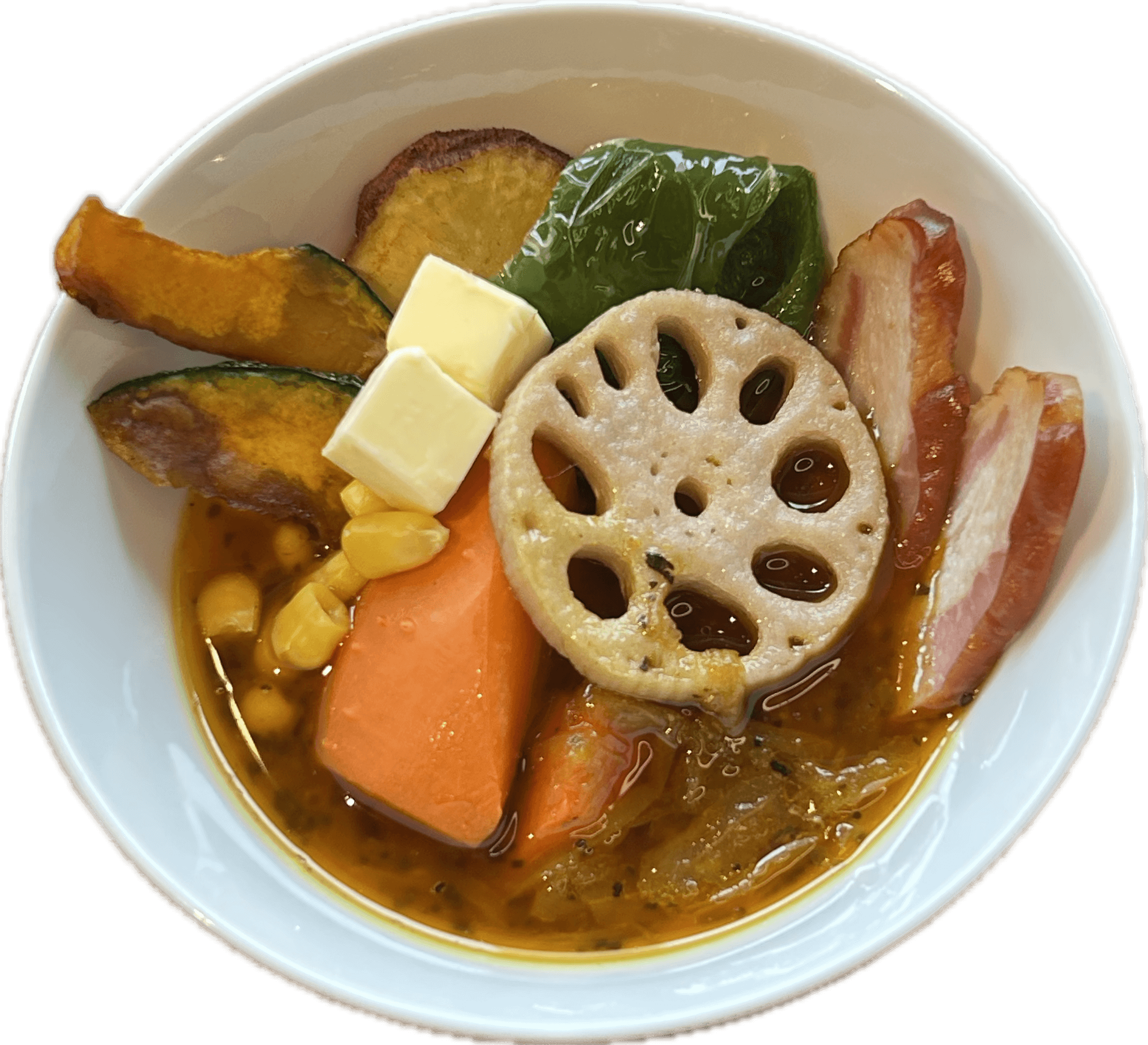 食べ方を知り尽くしたレストランスタッフおすすめ<br>
『まろやかバタースープカレー』