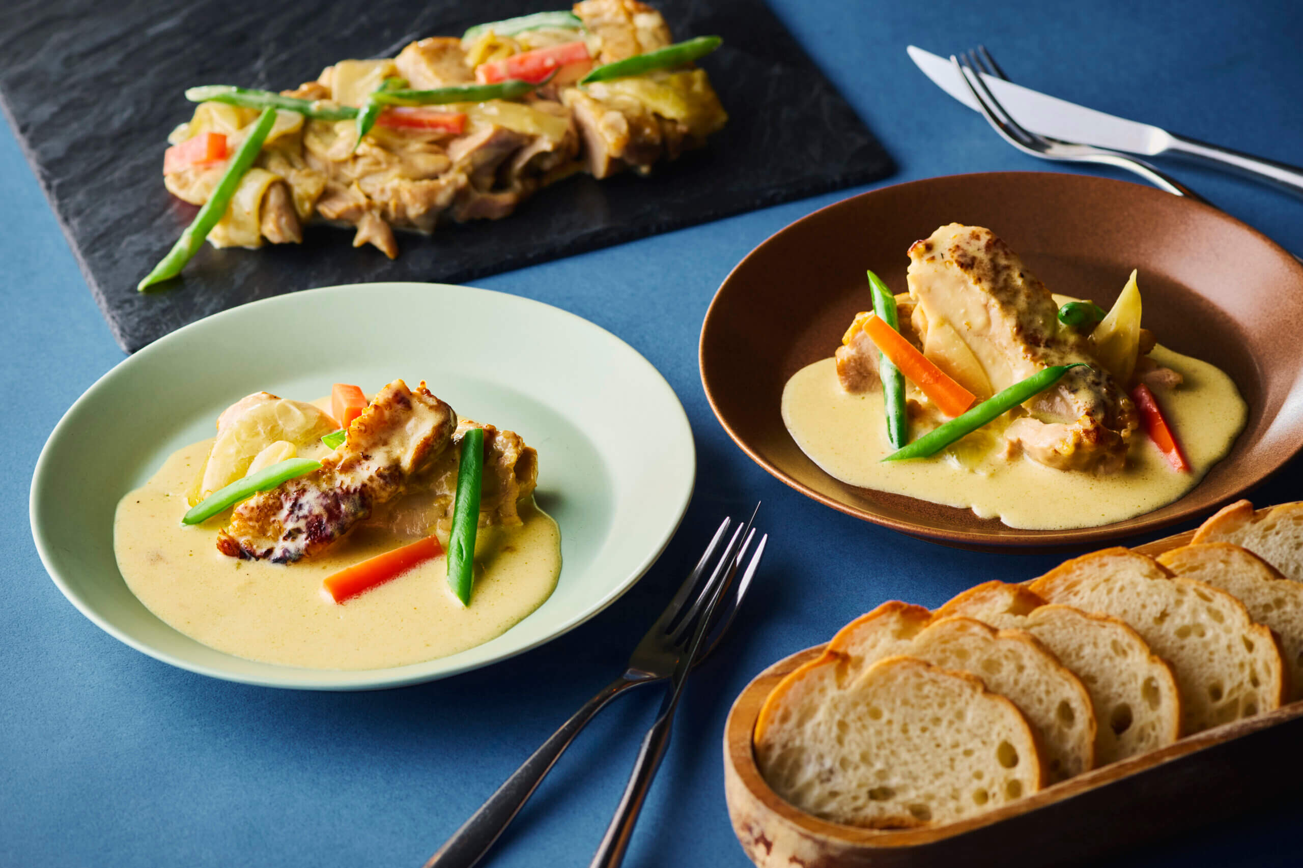 この日のために仕込んだ料理たちをコースのように楽しんで